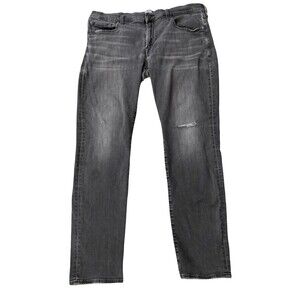 Edwin Lian Skinny Jeans Men’s 36 Gray Stretch Denim Distressed